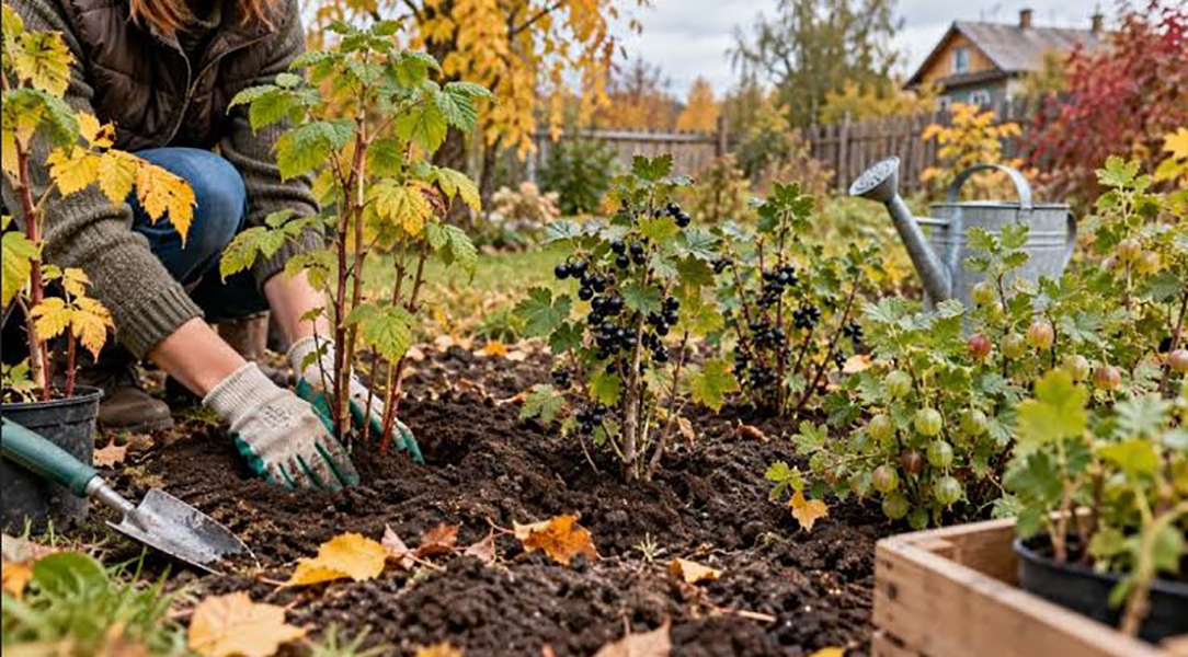 Посадка ягідних кущів восени: чому саджанці із закритою кореневою системою приживаються найкраще