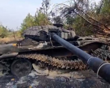 Горіло як сухе клоччя: на Запорізькому напрямку штурмовики знищили російський танк - відео