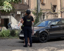 Наслідки ворожої атаки на Запоріжжя 7 вересня, фото ГУ ДСНС