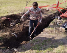 На набережній у Запоріжжі влаштували незаконні "розкопки" - фото