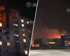 Масована атака на Запоріжжя: били дронами, КАБами та ракетами по будинках та торгових центрах - ситуація на ранок (фото, відео)