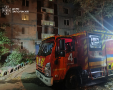 Пожежа у багатоповерхівці в Запоріжжі 6 вересня. Фото: ДСНС