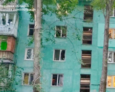 Російський дрон атакував житловий будинок – у Запоріжжі показали наслідки від вибуху (фото, відео)