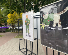 &quot;Малювання для мене — це форма турботи&quot;: у Запоріжжі відкрилася виставка плакатів Юлі Піліюлі (фото)