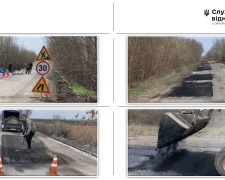 Для гуманітарних вантажів та евакуації - у Запорізькій області ремонтують важливі дороги