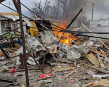 Наслідки обстрілів Запорізької області за 18 березня, фото Нацполіції