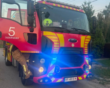 У Запоріжжі небайдужість місцевої жительки та швидкі дії рятувальників допомогли врятувати маленьке цуценя.