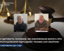 Житель Гуляйполя та мешканець Дніпра передавали ворогу дані про ЗСУ 