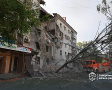 Наслідки авіаудару по Запоріжжю 19 липня. Фото: Запорізька міська рада