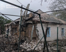 Наслідки ворожого обстрілу у Запорізькій області