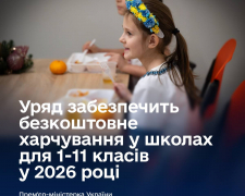 Безкоштовні обіди для запорізьких школярів - як працюватиме державна програма у 2026 році