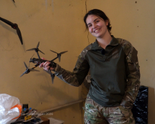 Мирослава - студентка з Харкова керує дронами на Запорізькому напрямку 