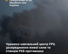 У Запорізькій області Сили оборони вразили центр підготовки дронів та позиції окупантів