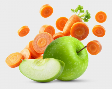 Яблука і морква, ілюстративне фото