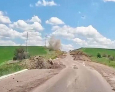 У Запорізькій області ворожий танк зніс свій блокпост