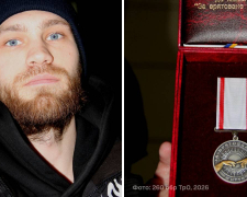 Боєць 260 окремої бригади Сил територіальної оборони ЗСУ "Хортиця" з позивним "Нікі" отримав медаль за порятунок життя побратима