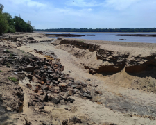 Новий берег у Запоріжжі – як виглядає популярний пляж після обміління (фото)