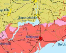 Європейські військові експерти дали оновлену мапу бойових дій у Запорізькій області