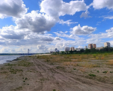 Узбережжя Дніпра у Запоріжжі влітку. Фото: Антоніна Фролова