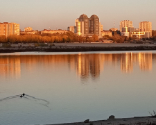 Як виглядало узбережжя Хортиці в останній день жовтня: ексклюзивний фоторепортаж