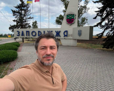 Сергій Притула у Запоріжжі. Фото зі сторінки Сергія Притули у фейсбуці