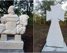 У Запоріжжі в Парку честі встановили шість скульптур, створених митцями з усієї України (фото)
