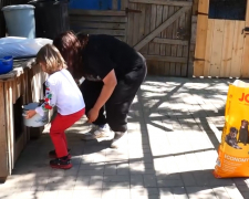 П&#039;ятирічна акторка із Запоріжжя допомогла тваринам, які постраждали від масованого ракетного обстрілу (відео)