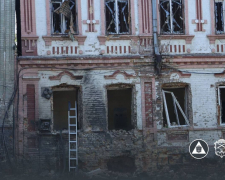 Наслідки російського обстрілу в історичній частині Запоріжжя 29 червня