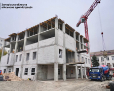 У Запоріжжі завершують зведення будівлі нового хірургічного корпусу обласної дитячої лікарні - який наступний етап (фото, відео)