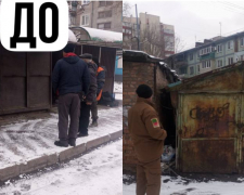 У Запоріжжі комунальники знесли МАФ та гараж - споруди стояли незаконно (фото)