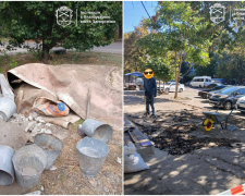 У Запоріжжі покарали порушників, які розкидали будматеріали та сміття просто на вулицях (фото)