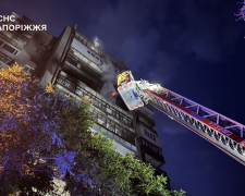 У Запоріжжі рятувальники врятували 77-річного чоловіка та собаку з пожежі на 10 поверсі багатоповерхівки