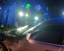Полум’я спалахнуло під капотом — у Запоріжжі рятувальники приборкали пожежу в авто (фото)