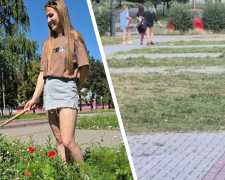У Запоріжжі вже вдруге комунальники знищили кліматичні клумби