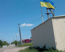 В окупованому районі Запорізької області вивісили український прапор