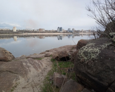 Узбережжя Хортиці в Запоріжжі. Фото: Світлана Олійник