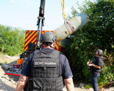 У Запоріжжі розмінували ФАБ-500, яка була на глибині 10 метрів