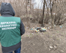 У Запоріжжі неподалік від центрального проспекту інспектори натрапили на стихійне звалище 