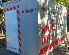 Безпека під час обстрілів - у Запоріжжі з&#039;явилося ще одне модульне укриття (фото)
