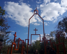 Парк Честі у Запоріжжі, скульптура Антона Логова. Фото Світлани Олійник