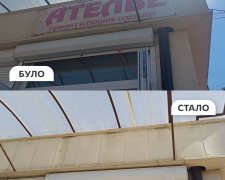 У Запоріжжі прибрали російські вивіски та  демонтували майже два десятки рекламних конструкцій (фото)