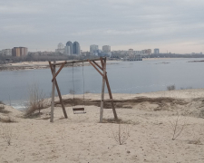 Води стало більше - як виглядає узбережжя Хортиці наприкінці зими (фото)