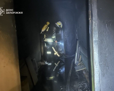 Пожежа вночі у Запоріжжі: у дев'ятиповерхівці зайнялася трикімнатна квартира (фото)