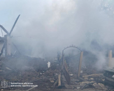 Наслідки російських обстрілів Запоріжжя вранці 21 березня. Фото: ЗОВА