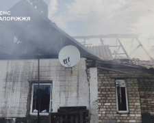 Наслідки пожежі в Запорізькому районі 19 травня. Фото: ДСНС