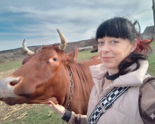 Катерина Гусакова з Донеччини стала фермеркою на Запоріжжі. Фото: Запорізька обласна служба зайнятості
