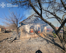 8 березня в одному із сіл Запорізького району спалахнула пожежа у будинку