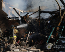 Наслідки ворожого удару по Запоріжжю 16 липня, фото: Нацполіція 