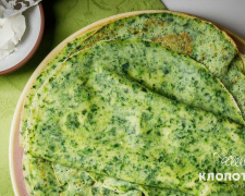 Корисні та яскраві - як приготувати зелені млинці за рецептом Євгена Клопотенка
