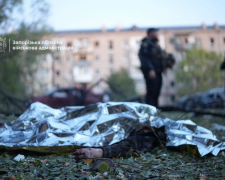 Наслідки російської атаки по Запоріжжю вранці 9 жовтня 
